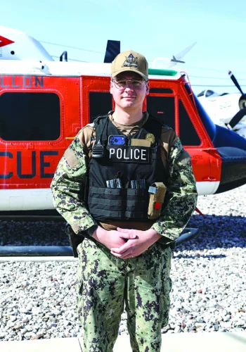 Burnham sailor supports US Navy fighter jet mission